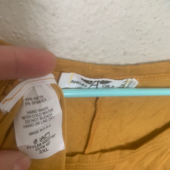 XXL yellow SS top. - Picture 3 of 7